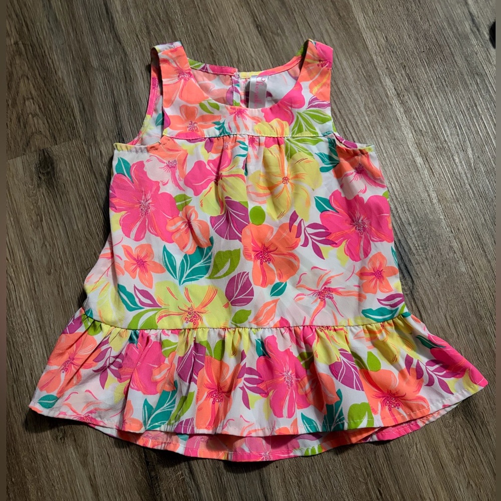 Cherokee Floral Sleeveless Dress - Size 2T